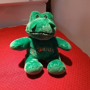 Souvies Plush Florida Alligator Stuffed Animal Beanbag Green 5" 2017